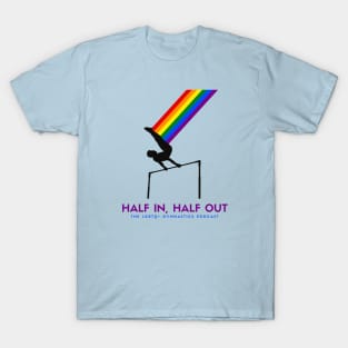 HIHO Logo - transparent, rainbow flag T-Shirt